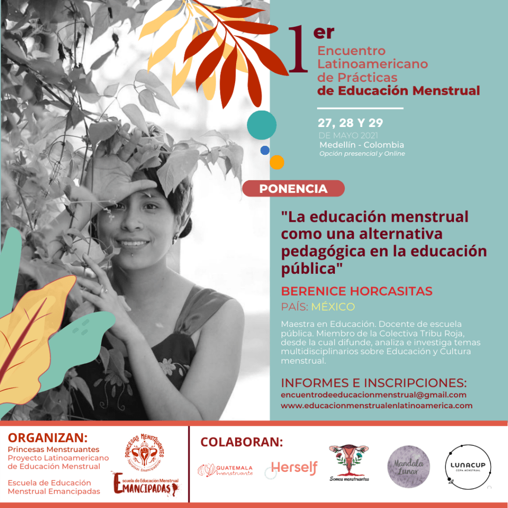 berenice, ponente encuentro latinoamericano educacion menstrual-min