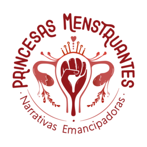 Logo Princesas Menstruantes, fondo blanco Logo princesas menstruantes
