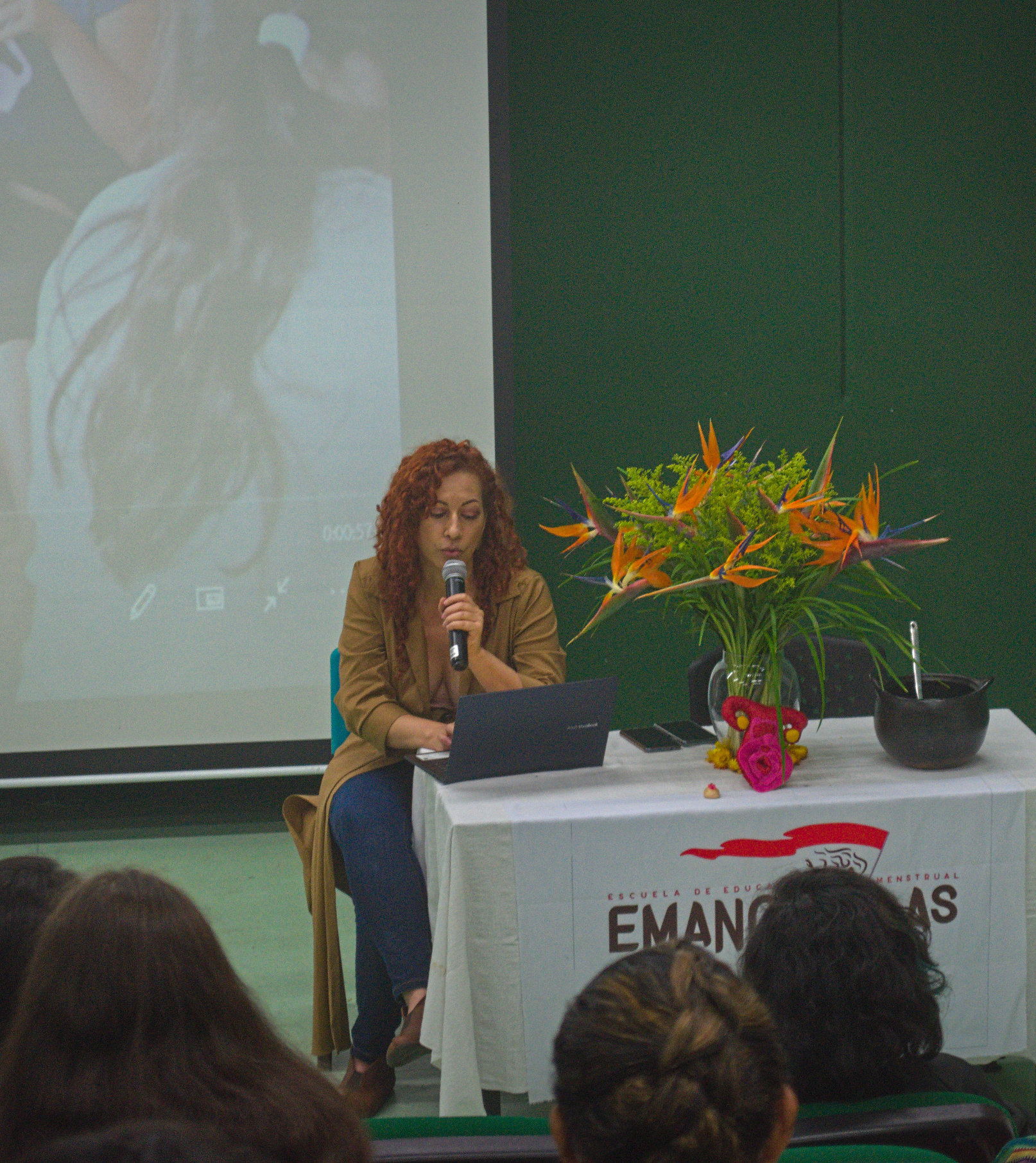 dicurso carolina ramirez, primer encuentro latinoamericano de educacion menstrual