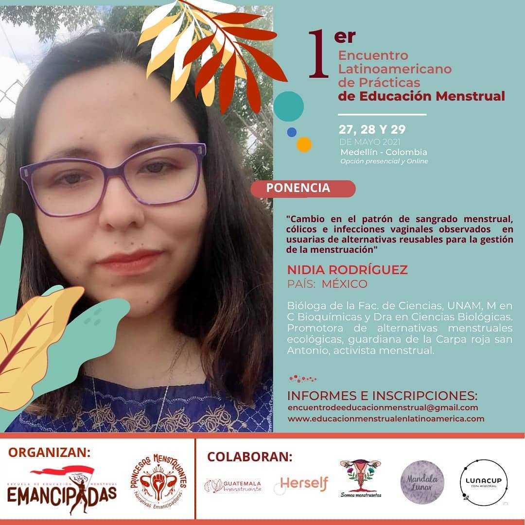 ponente encuentro latinoamericano de educacion menstrual 2021 _3