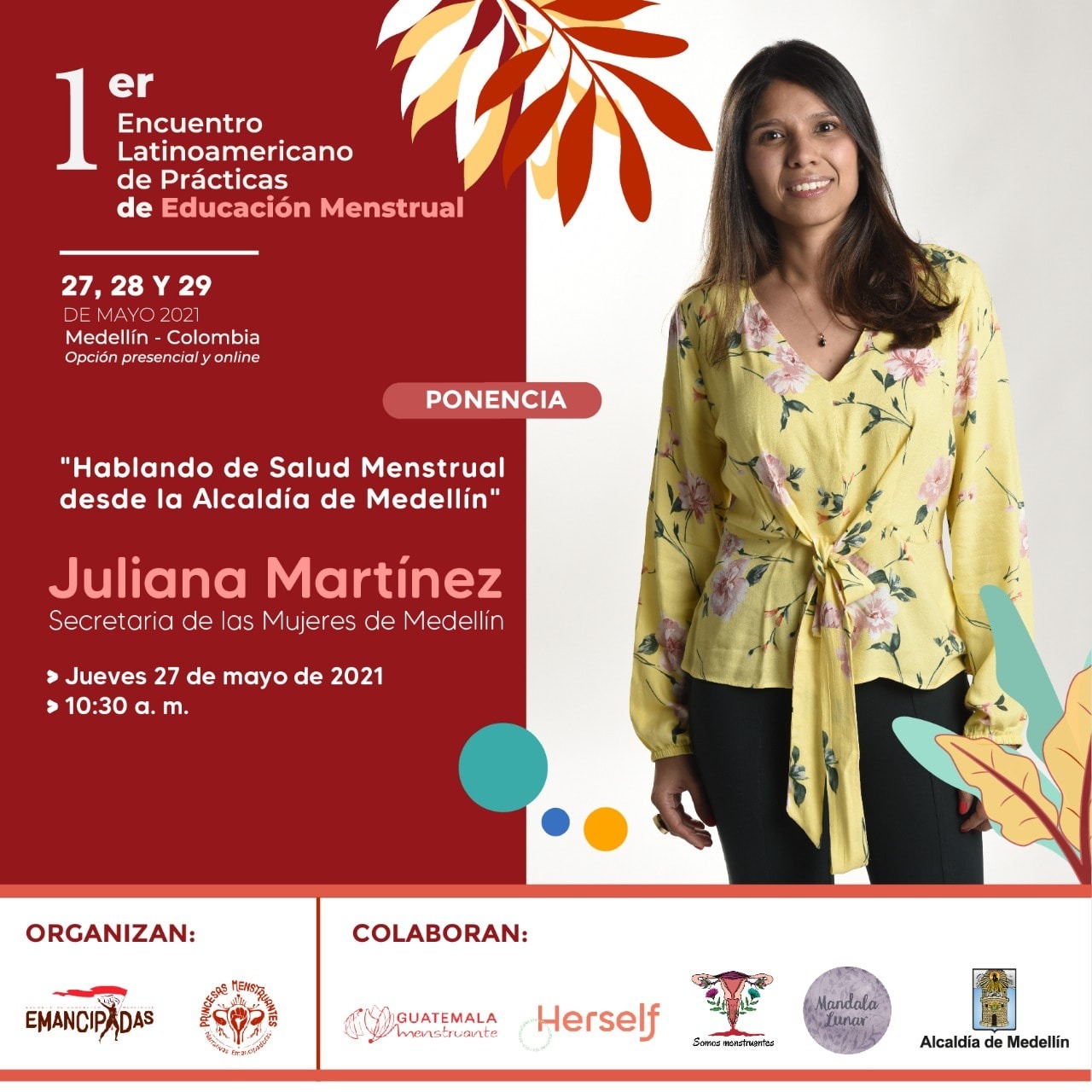 Laura, ponente encuentro latinoamericano educacion menstrual-min