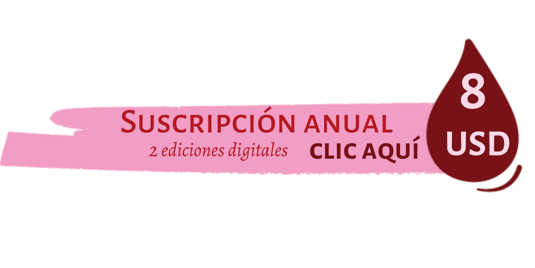 Revista menstrua, suscripción anual.