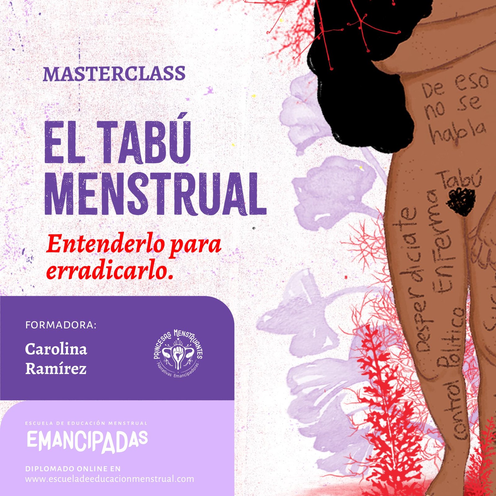 MasterClass: El tabú menstrual, entenderlo para erradicarlo